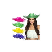 Chapeau Paille Caribbean 4 Couleurs Pas Cher | Prix Unitaire | Fiesta Factory