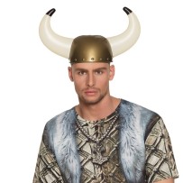Casque Viking Gudrik Pas Cher | Accessoire Médiéval | Fiesta Factory