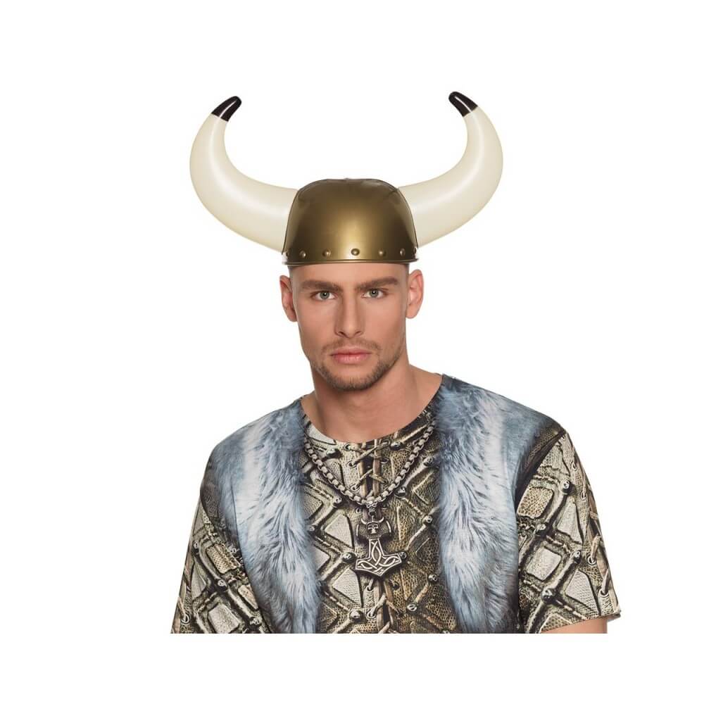 Casque Viking Gudrik – Accessoire Guerrier Nordique - B01289 - Chapeaux