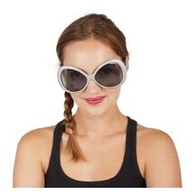 Lunettes Disco Mouche Argent - 20033 - Lunettes fantaisie