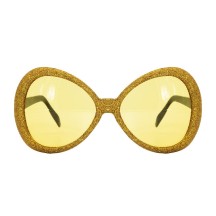 Lunettes Disco Mouche Or pas cher | Fiesta Factory