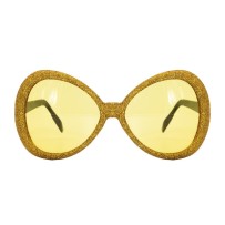 Lunettes Disco Mouche Or pas cher | Fiesta Factory