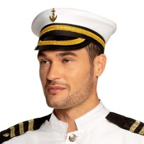 Casquette Marin Capitaine Nicholas Pas Cher | Accessoire Marin | Fiesta Factory