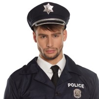 Casquette Police Officier Réglable Pas Cher | Fiesta Factory