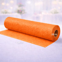 Nappe rouleau papier gaufré orange 20 x 1,18 m - 147023 - Nappes gaufrées