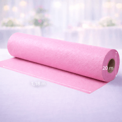Nappe rouleau papier gaufré vieux rose 20 x 1,18 m - 147109 - Nappes gaufrées