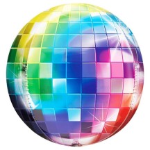 Ballon Boule Disco 3D Multicolore 40 cm pas cher – Fiesta Factory à petit prix