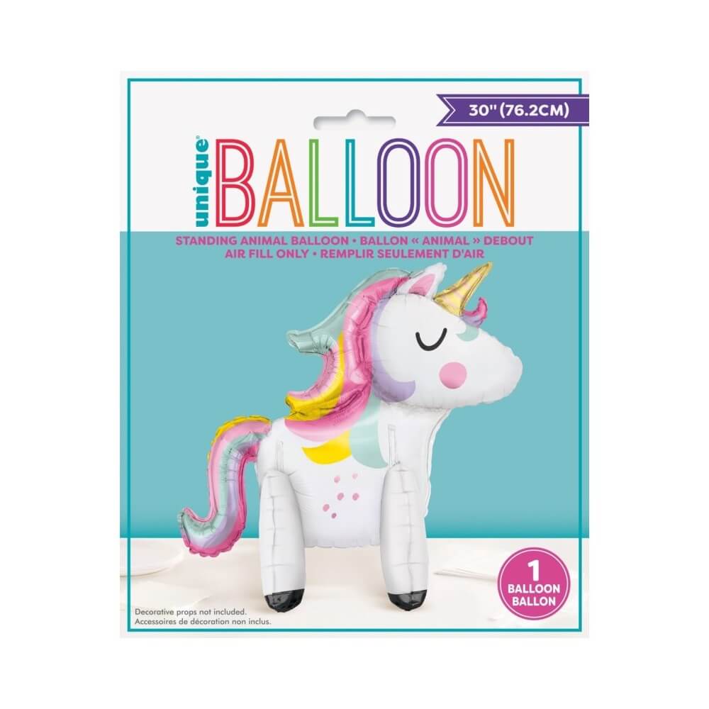 Ballon Licorne 76 cm à poser pas cher – Fiesta Factory à petit prix