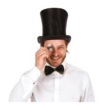 Monocle avec Chaîne en Métal – Or - 21077 - Lunettes fantaisie