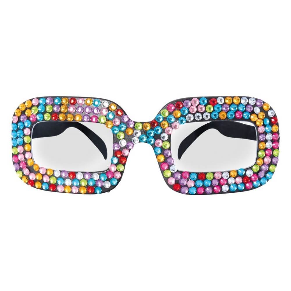 Lunettes Fantaisie à Strass – Multicolore - 21083 - Lunettes fantaisie