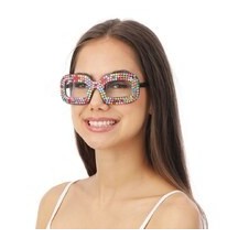 Lunettes Fantaisie à Strass – Multicolore - 21083 - Lunettes fantaisie
