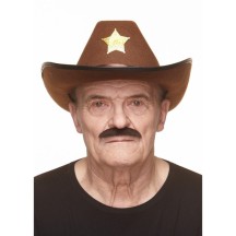 Moustache Clark Brune Pas Cher | Accessoire Déguisement Vintage – Fiesta Factory