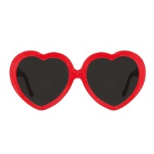 Lunettes Cœur Rouge Pas Cher | Accessoire Saint-Valentin | Fiesta Factory