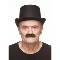 Moustache Officier Brune Pas Cher | Accessoire Déguisement – Fiesta Factory