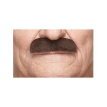 Moustache Officier Brune – Accessoire Déguisement - 26406B - Barbes et moustaches