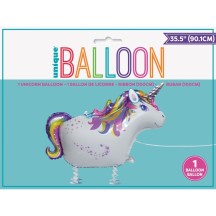 Ballon Marcheur Licorne 90 cm pas cher – Fiesta Factory à petit prix