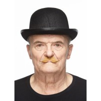 Moustache Super Dand Blonde Pas Cher | Accessoire Déguisement – Fiesta Factory