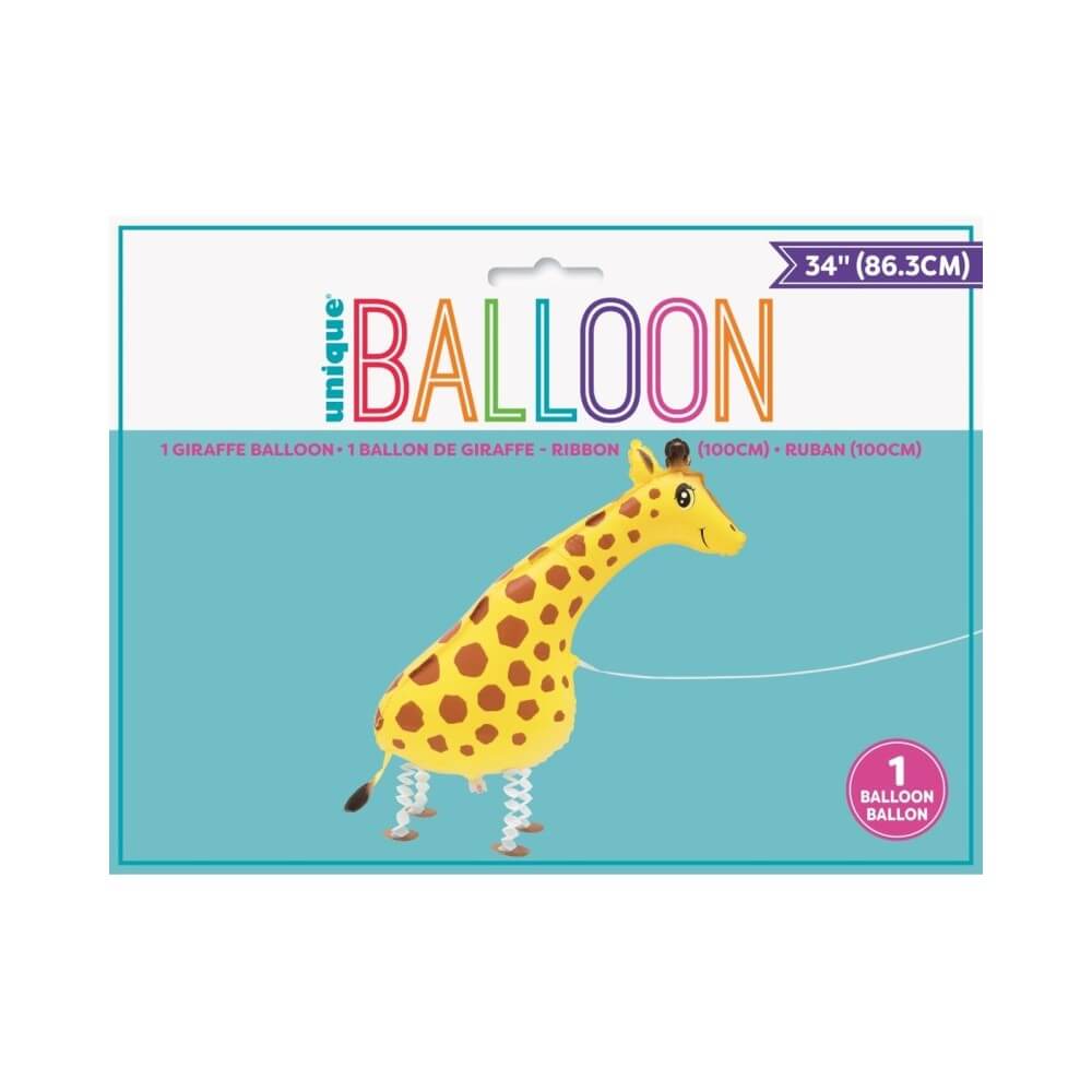 Ballon Marcheur Girafe 86 cm pas cher – Fiesta Factory à petit prix