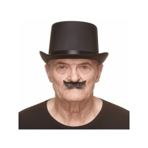 Moustache Petites Pointes Noire Pas Cher | Accessoire Déguisement – Fiesta Factory