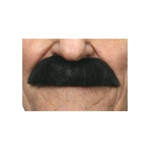 Moustache Martin Noire – Accessoire Déguisement - 26410C - Barbes et moustaches