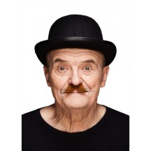 Moustache à Aiguilles Rousse – Accessoire Déguisement - 26413MG - Barbes et moustaches