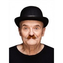 Moustache à Aiguilles Rousse Pas Cher | Accessoire Déguisement – Fiesta Factory