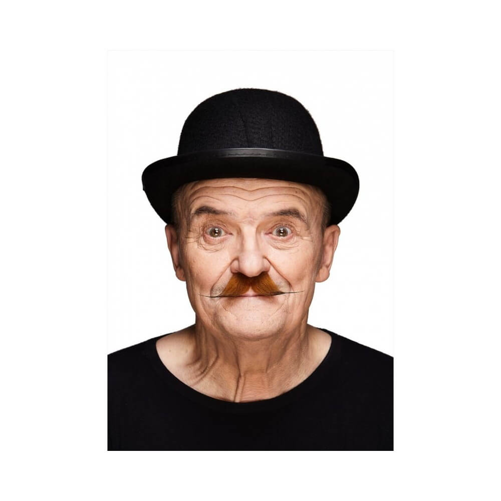 Moustache à Aiguilles Rousse – Accessoire Déguisement - 26413MG - Barbes et moustaches