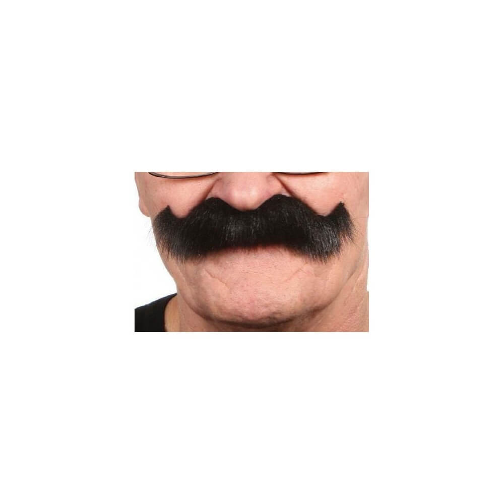 Moustache en Crocs Noire – Accessoire Déguisement - 26414C - Barbes et moustaches
