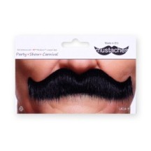 Moustache en Crocs Noire – Accessoire Déguisement - 26414C - Barbes et moustaches