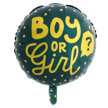 Ballon "Boy or Girl?" 45 cm Double Face pas cher – Fiesta Factory à petit prix
