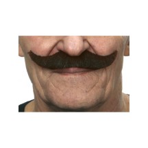Moustache à la Française Brune – Accessoire Déguisement - 26415SF - Barbes et moustaches