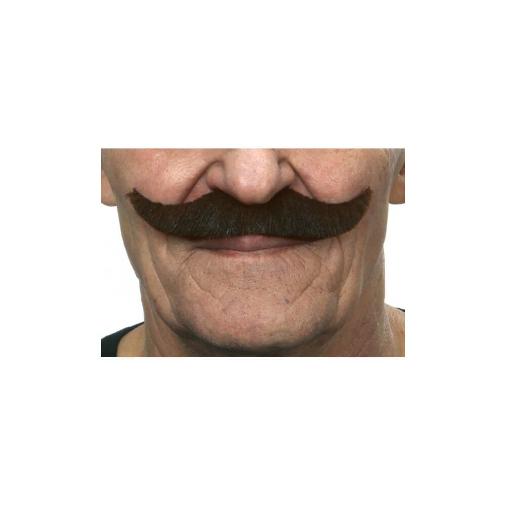 Moustache à la Française Brune – Accessoire Déguisement - 26415SF - Barbes et moustaches