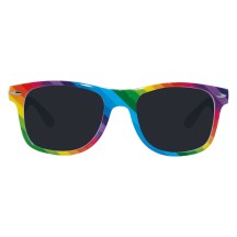 Lunettes Style Blues Brothers Arc-en-Ciel Pas Cher | Fiesta Factory