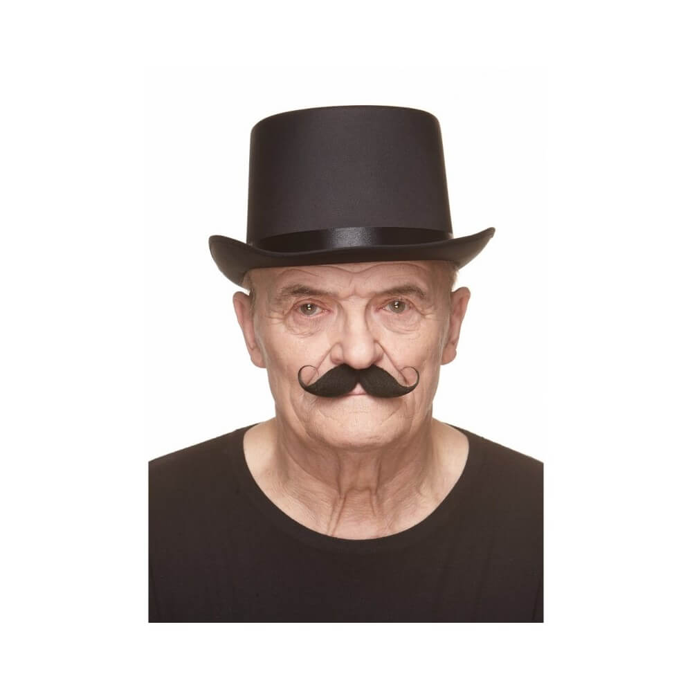 Moustache Guillaume Noire – Accessoire Déguisement - 26418G - Barbes et moustaches