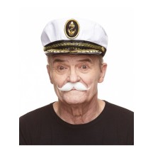 Moustache Guillaume Blanche – Accessoire Déguisement - 26418N - Barbes et moustaches