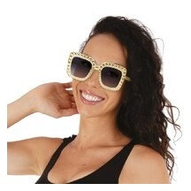 Lunettes Disco – Or - 23726 - Lunettes fantaisie