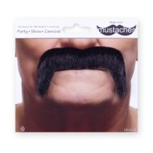 Moustache Baroudeur Noire – Accessoire Déguisement - 26420C - Barbes et moustaches