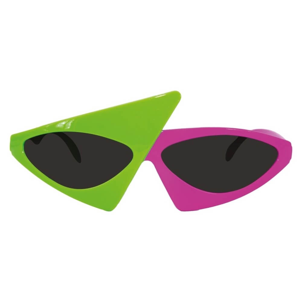 Lunettes Années 80 – Accessoire Fluo Rétro - 23754 - Lunettes fantaisie