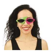 Lunettes Années 80 – Accessoire Fluo Rétro - 23754 - Lunettes fantaisie