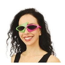 Lunettes Années 80 – Accessoire Fluo Rétro - 23754 - Lunettes fantaisie