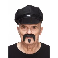 Moustache Far West Noire pas cher | Accessoire Cowboy Fiesta Factory