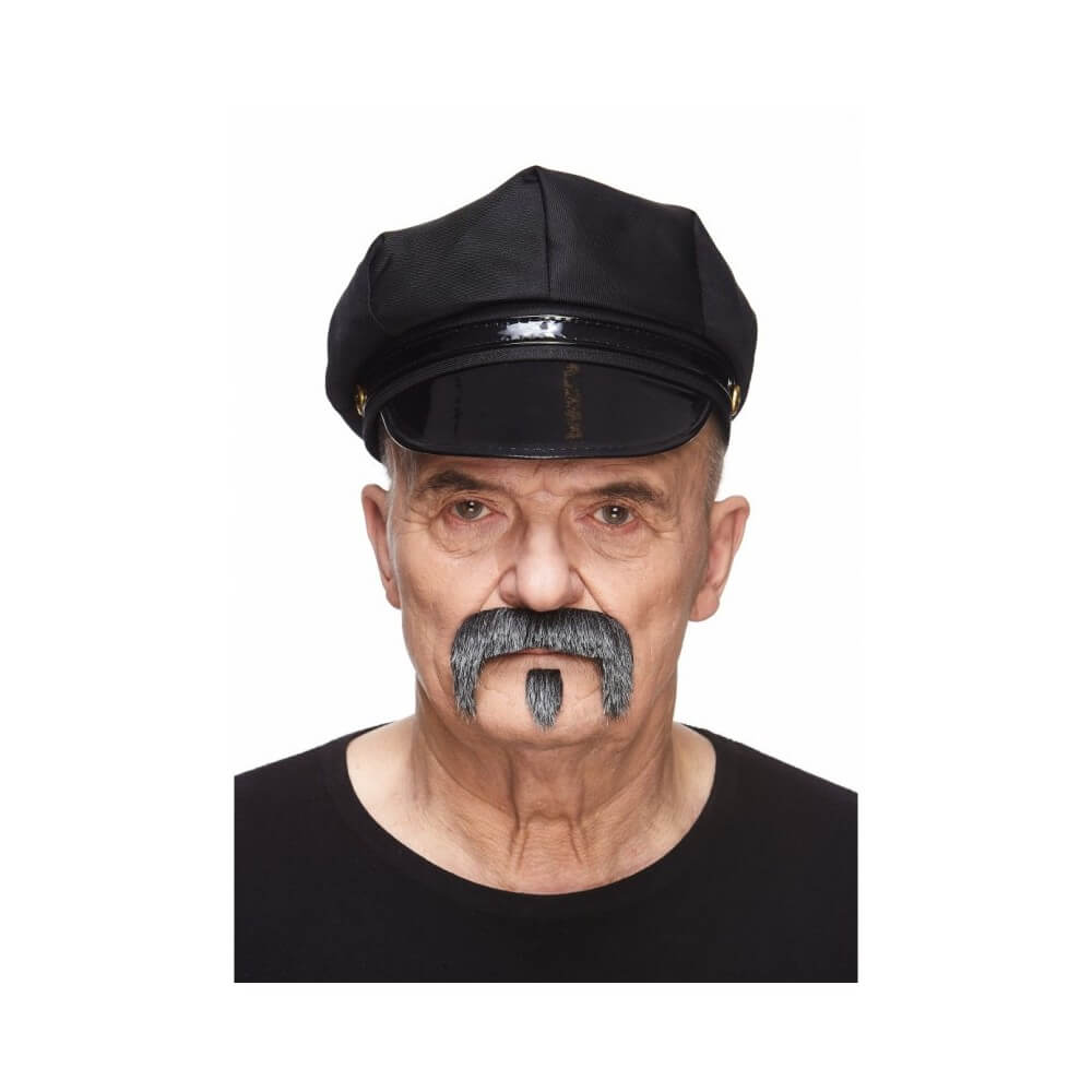 Moustache Far West Poivre et Sel – Accessoire Cowboy - 26421E - Barbes et moustaches