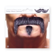 Moustache Far West Poivre et Sel – Accessoire Cowboy - 26421E - Barbes et moustaches