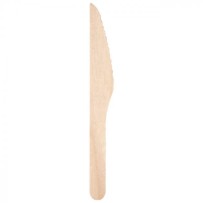 Couteaux en Bois 16 cm – Paquet de 100 - G10051W - Couverts en bois