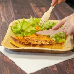 Couteaux en Bois 16 cm – Paquet de 100 - G10051W - Couverts en bois