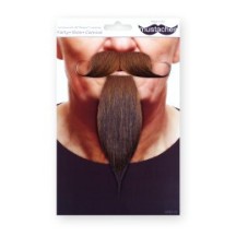 Moustache Mousquetaire Roux Foncé pas cher | Accessoire Historique Fiesta Factory