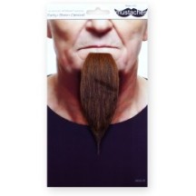 Barbichette Longue Roux Foncé – Accessoire Déguisement - 26427L - Barbes et moustaches