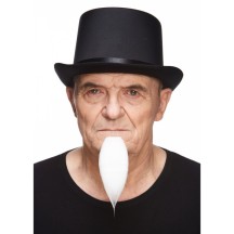 Barbichette Longue Blanche pas cher | Accessoire Déguisement Fiesta Factory