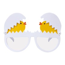 Lunettes poussin avec coquille - 23834 - Lunettes fantaisie