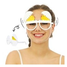 Lunettes poussin avec coquille - 23834 - Lunettes fantaisie